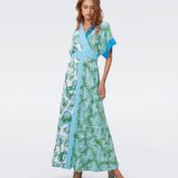 NWT Diane von Furstenberg Sofie maxi dress, sz. S